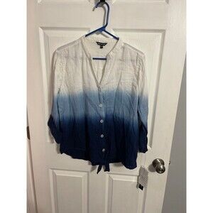 Unique Spectrum Hand Dyed Top  Size L New With Tags